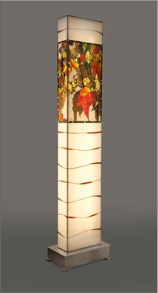 Lichts&auml;ule Motiv Wilder Wein