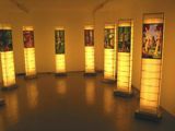 Lichtsäulen in der Galerie Kunsthalle St. Moritz (2)
