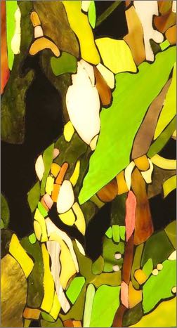 Detail: Birch foliage 