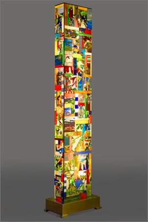 Light-column Kunterbunt