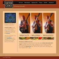 Website Musiker Dieter Geike