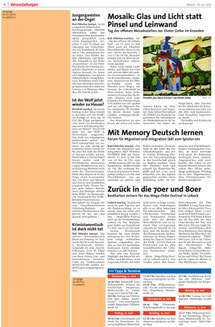 Wochenzeitung "Der Markt" vom 10. Juni 2015